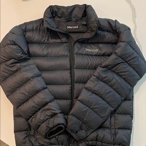 Marmot Men's Charcoal Puffer Jacket